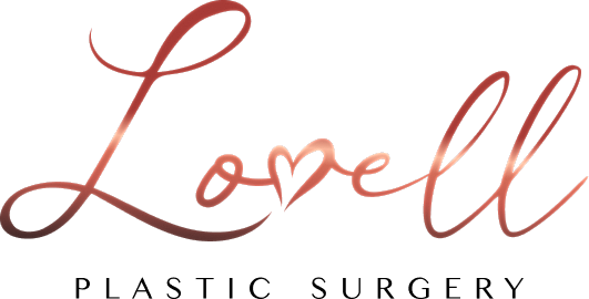 Lovell Plastic Surgery logo design.